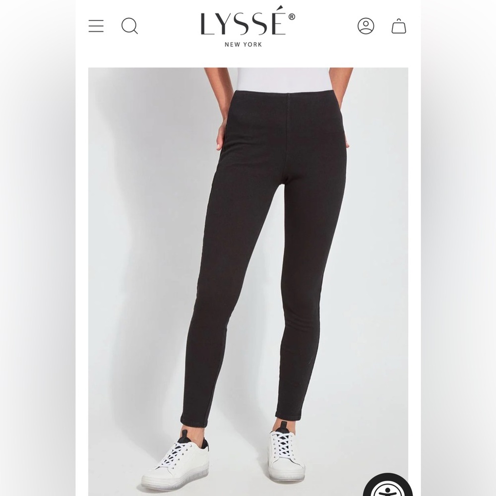 Lysse (black) stretch pants